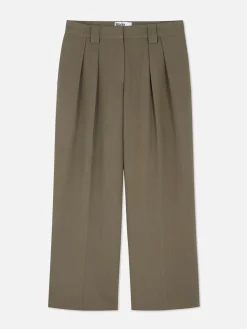 Geplooide Broek Met Wijde Pijpen Rita Ora