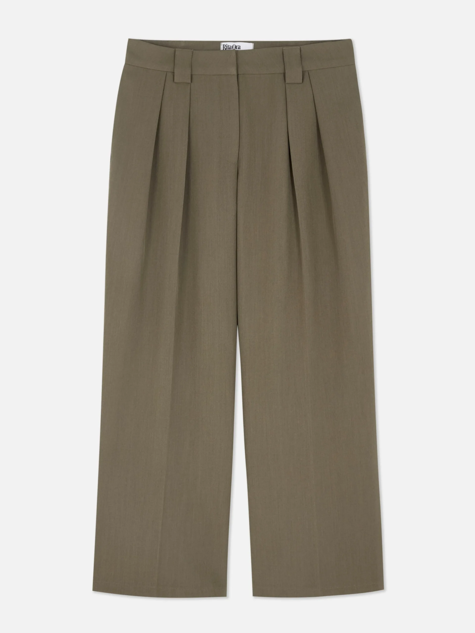 Geplooide Broek Met Wijde Pijpen Rita Ora