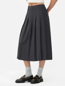 Geplooide Halflange Rok Rita Ora