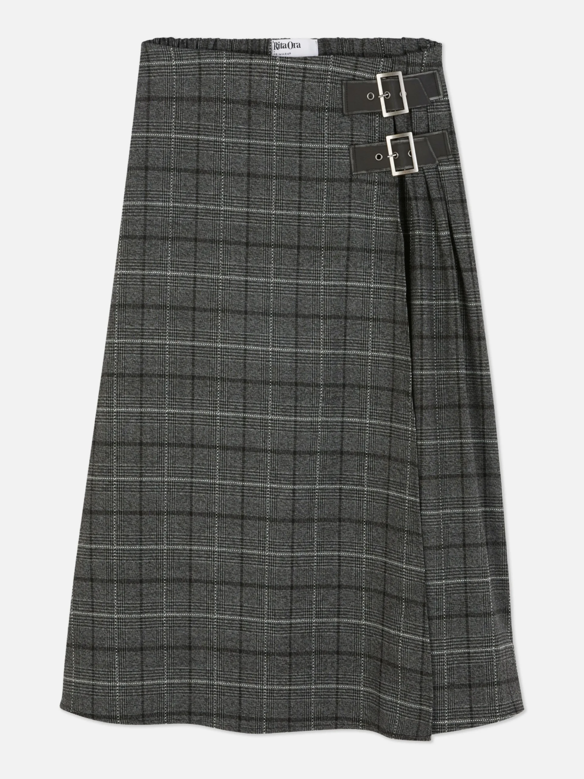 Geplooide Midirok Met Gesp Rita Ora