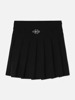 Geplooide Rok Met Gespriem