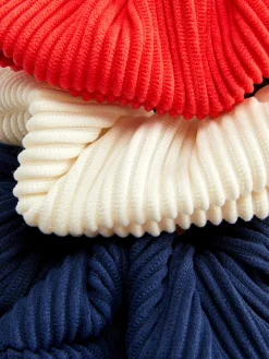 Geribbelde Scrunchies, Set Van 3
