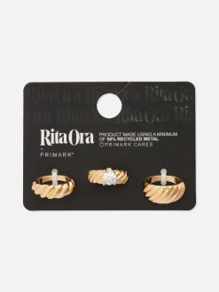 Geribbelde Stapelringen Rita Ora, Set Van 3