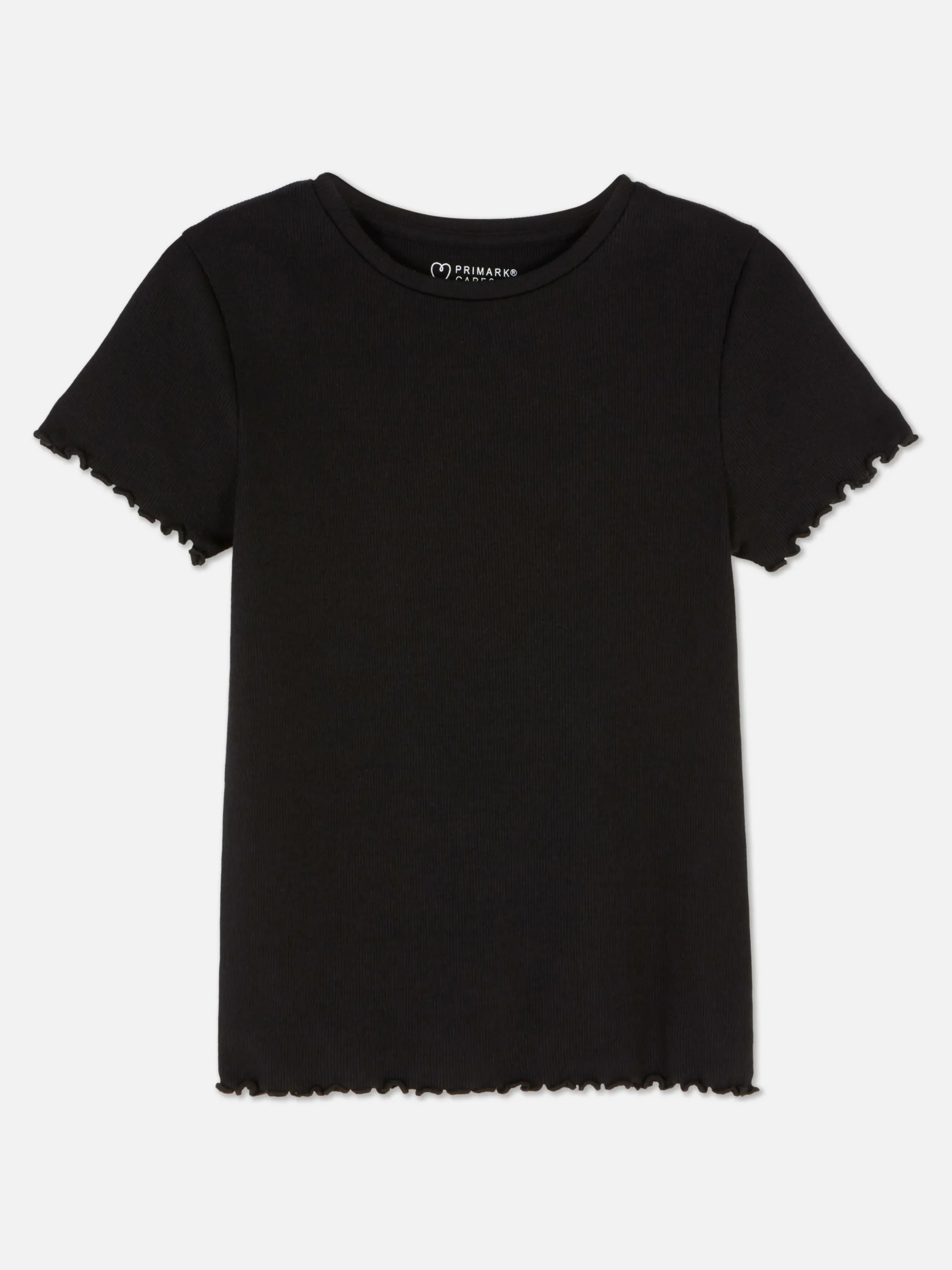 Geribd T-shirt Met Geschulpte Zoom