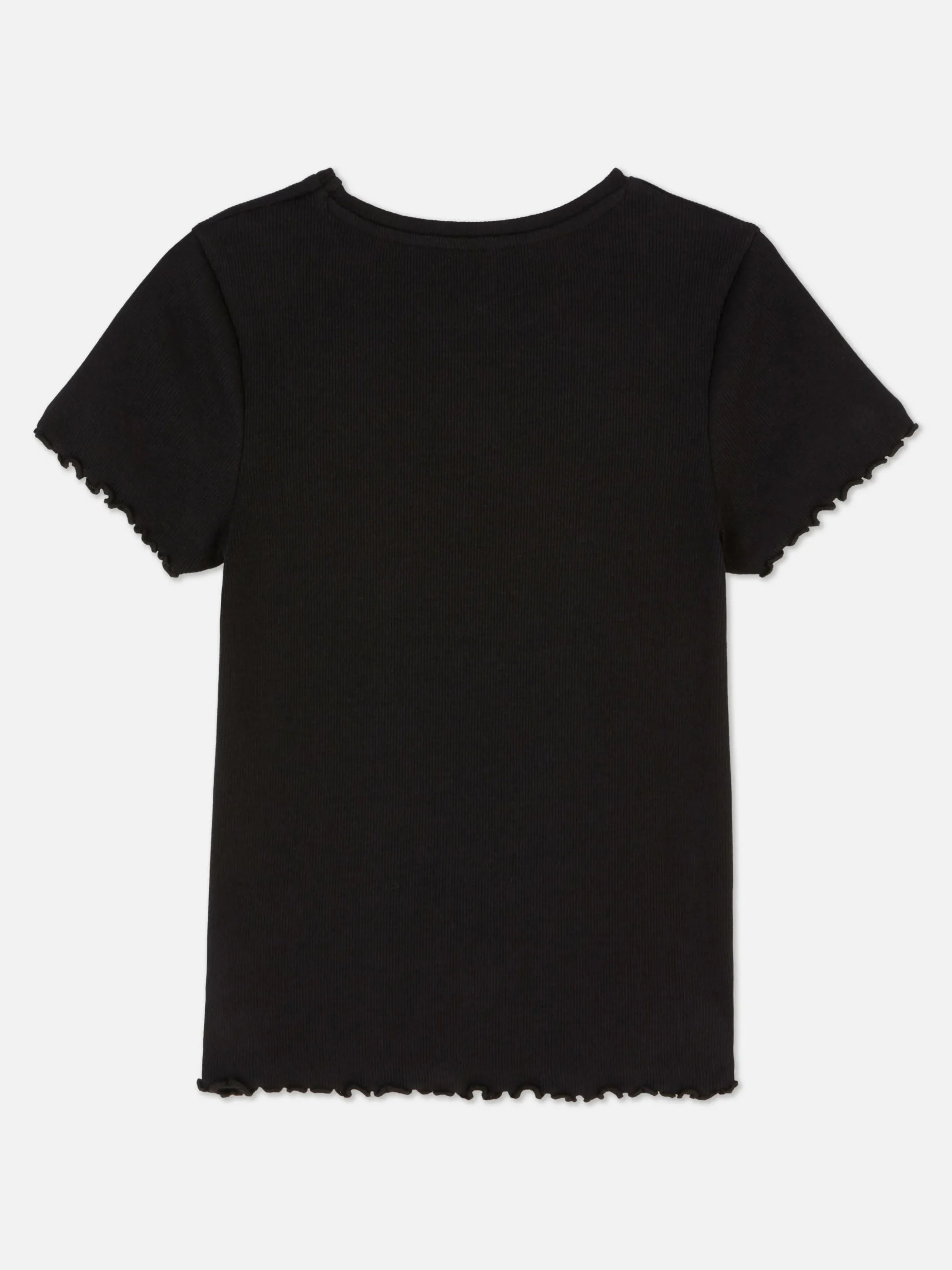Geribd T-shirt Met Geschulpte Zoom