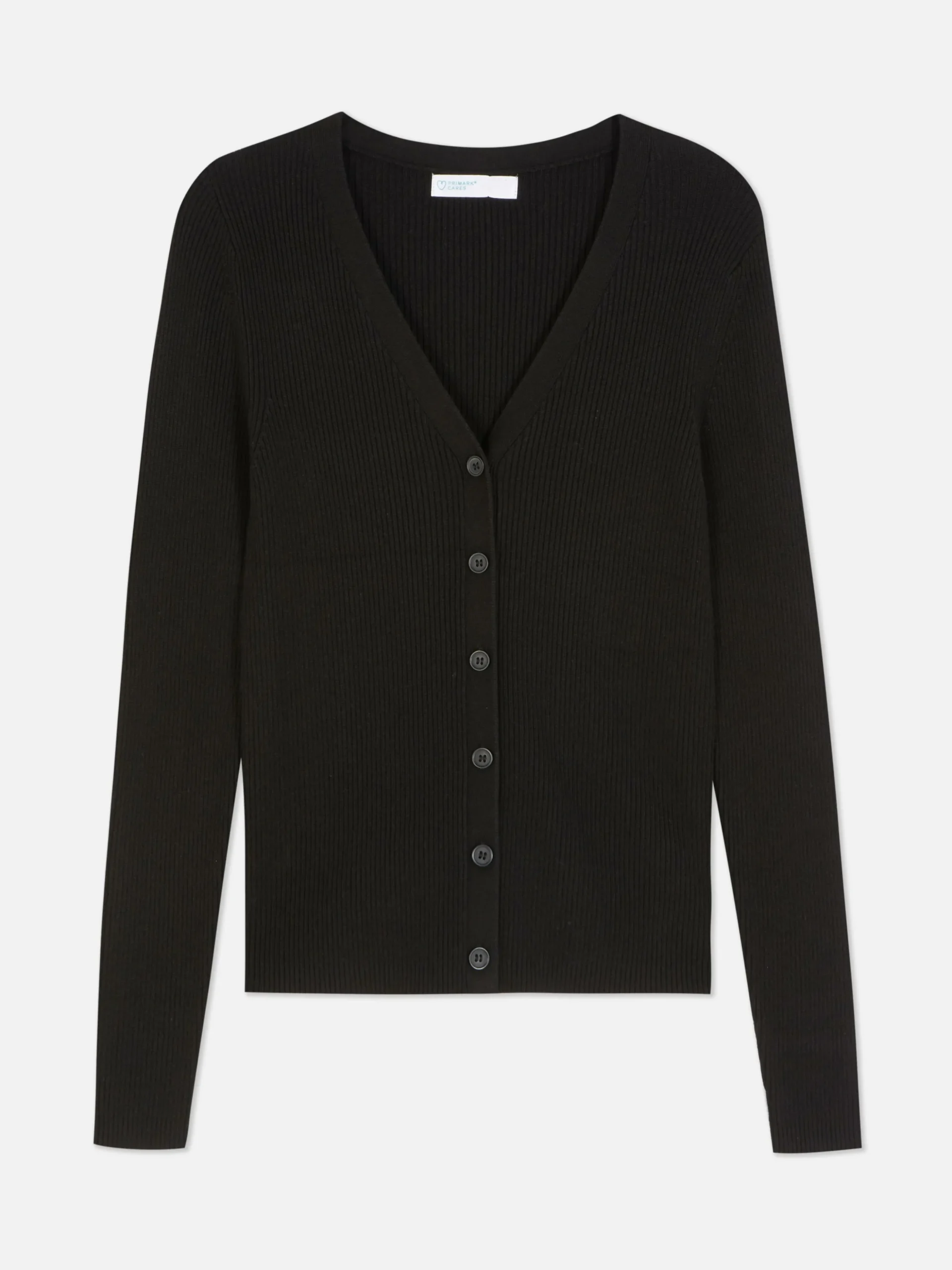 Geribd Vest Met V-hals