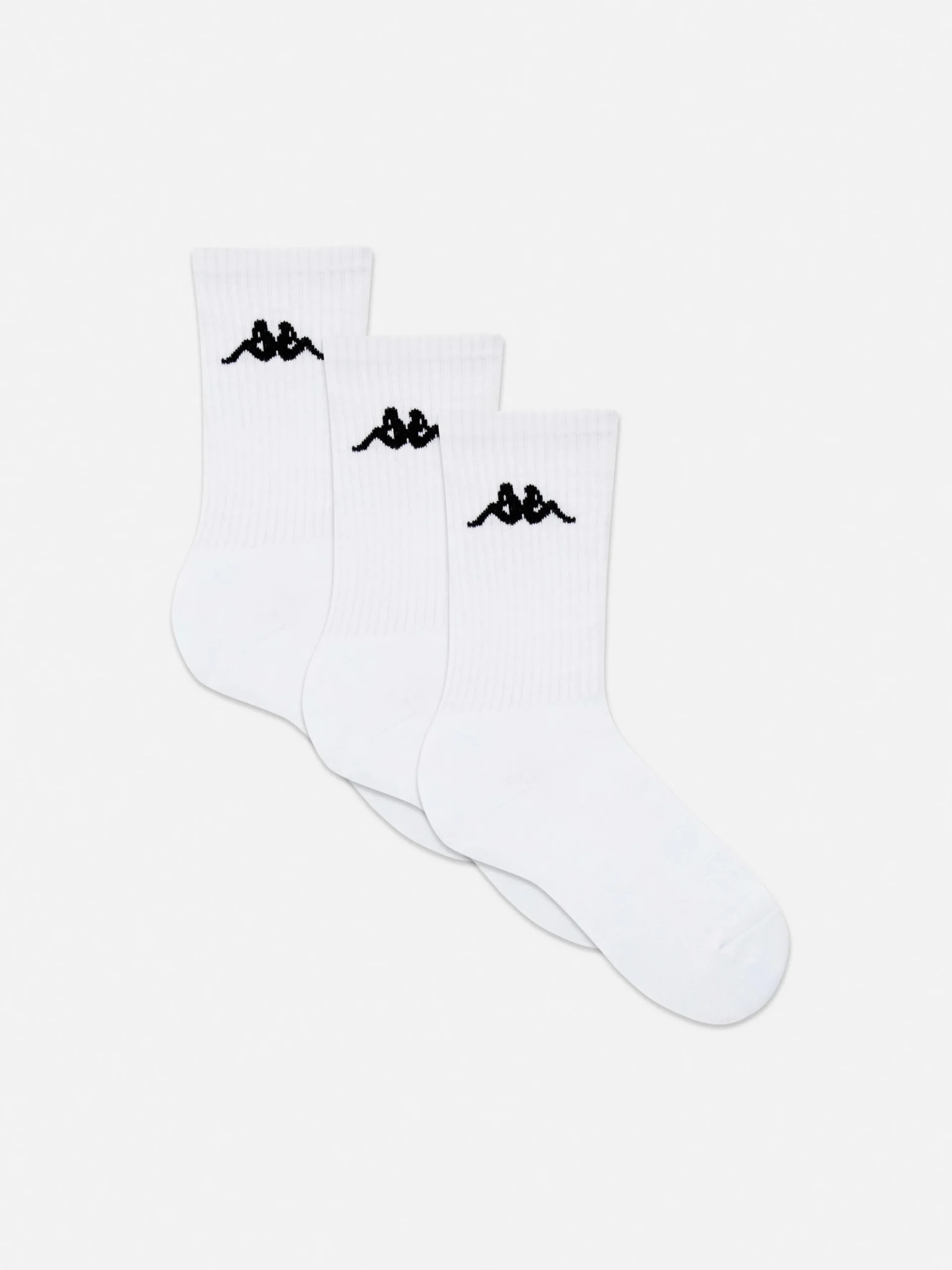 Geribde Halfhoge Sokken Kappa X Primark, 3 Paar