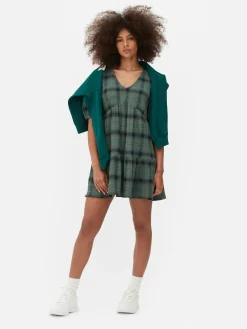 Geruite Mini-jurk
