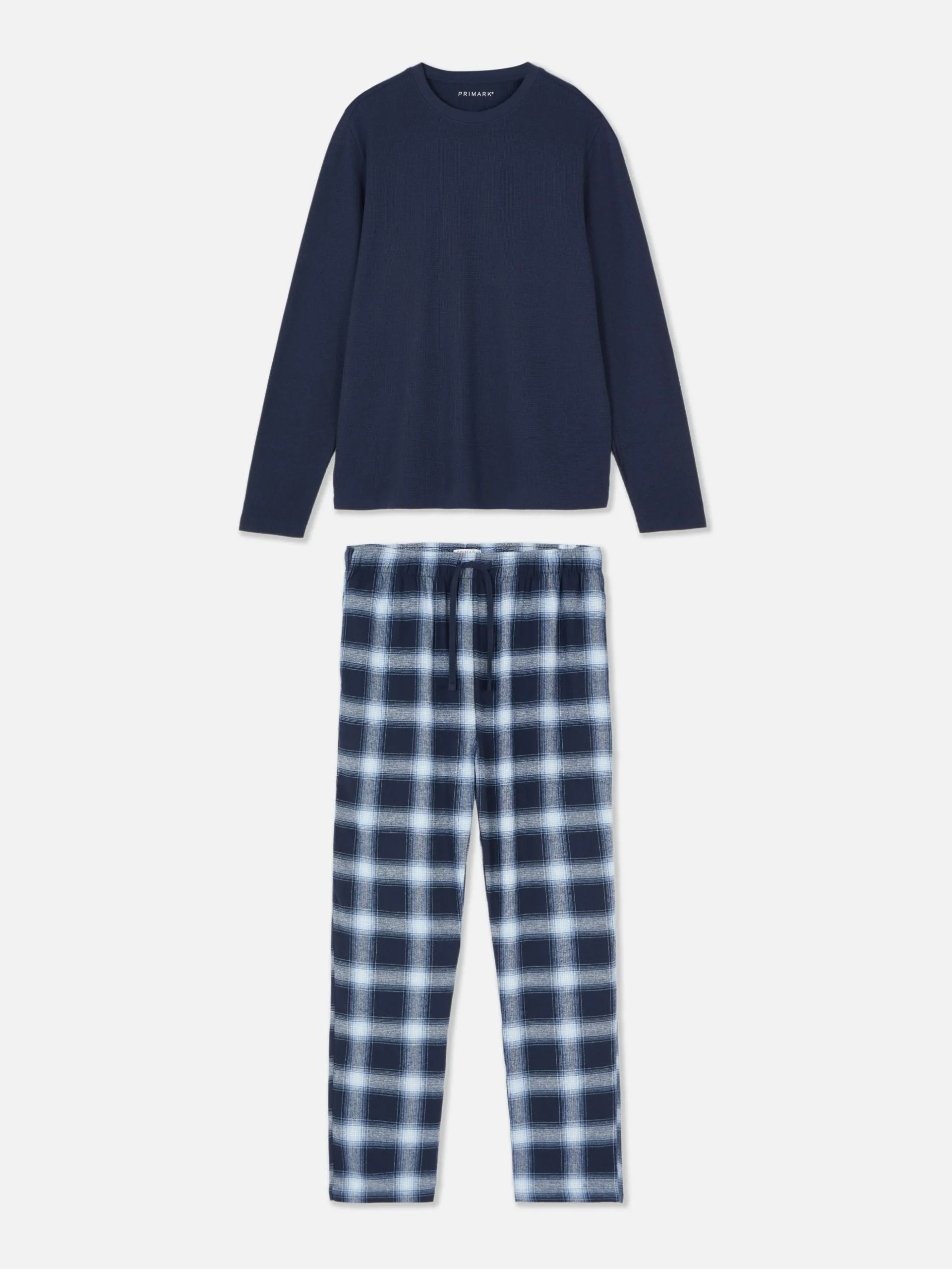Geruite Pyjama Van Geborsteld Katoen