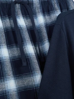 Geruite Pyjama Van Geborsteld Katoen