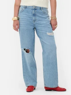 Gescheurde Dad-jeans Rita Ora