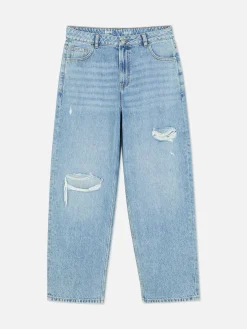 Gescheurde Dad-jeans Rita Ora