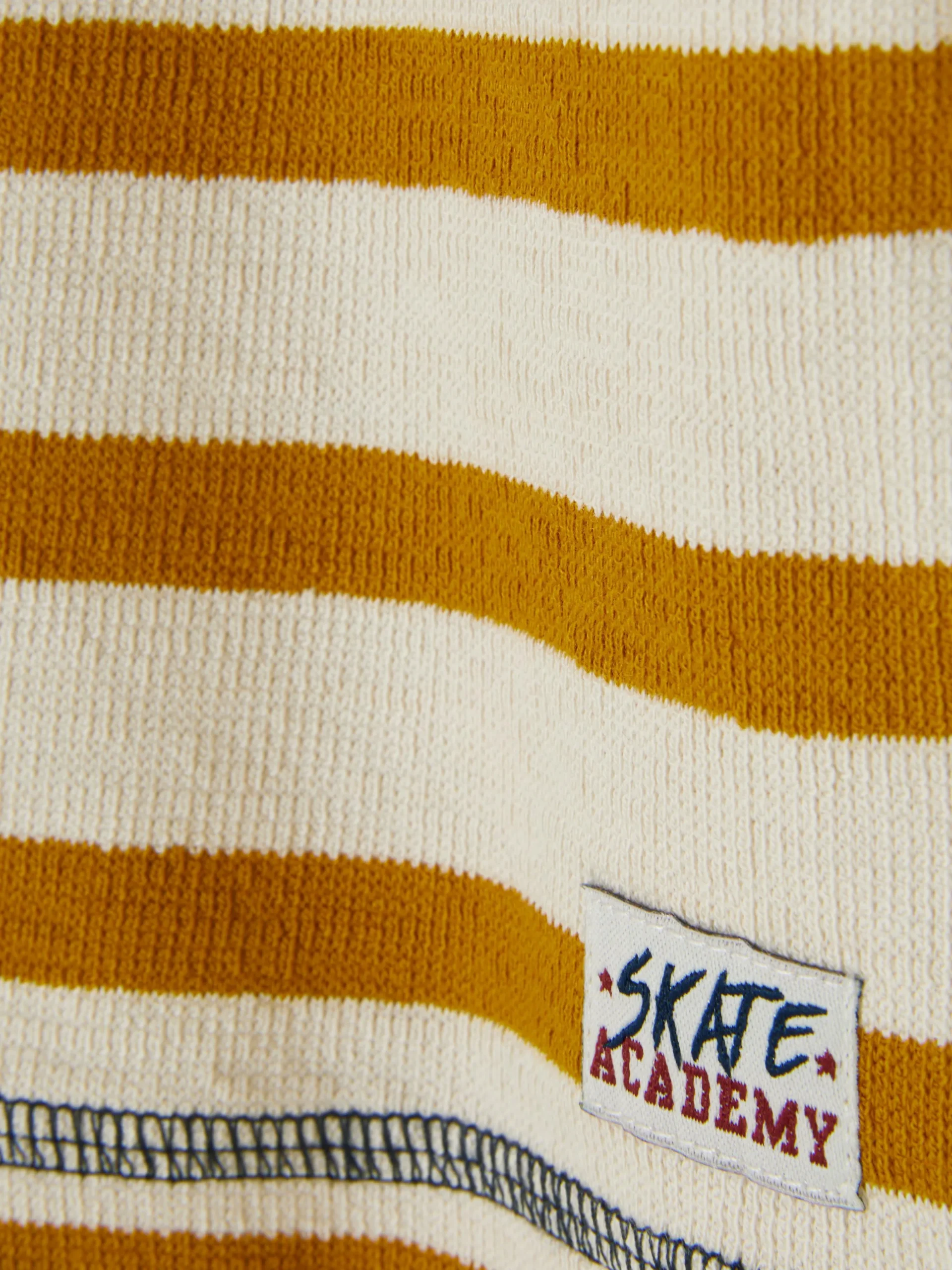 Gestreept T-shirt Met Lange Mouwen En Textuur