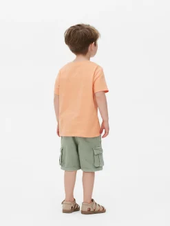 Gestreept T-shirt Met Textuur