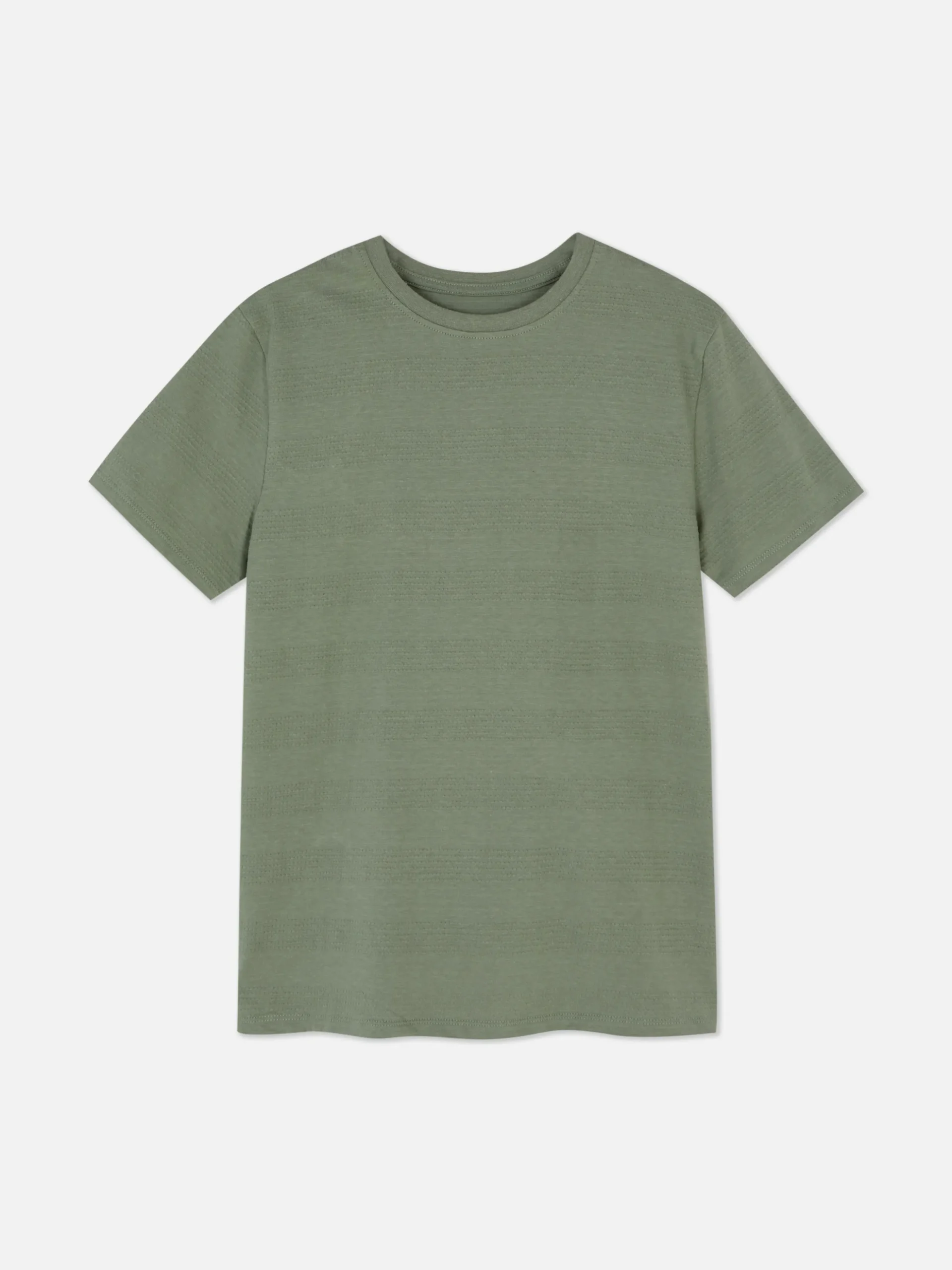Gestreept T-shirt Met Textuur