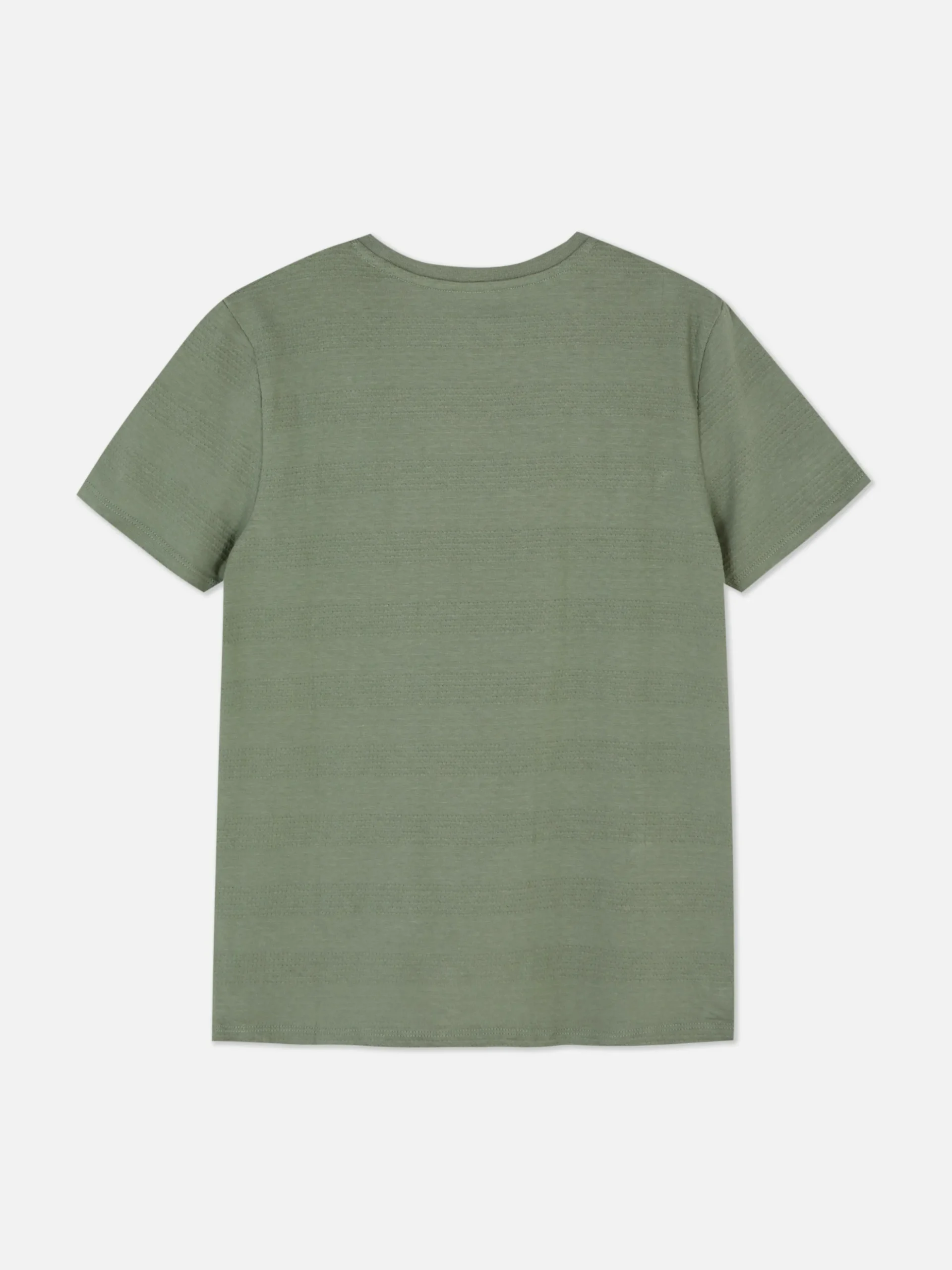 Gestreept T-shirt Met Textuur