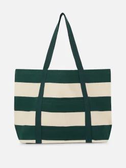 Gestreepte Canvas Shopper Rita Ora