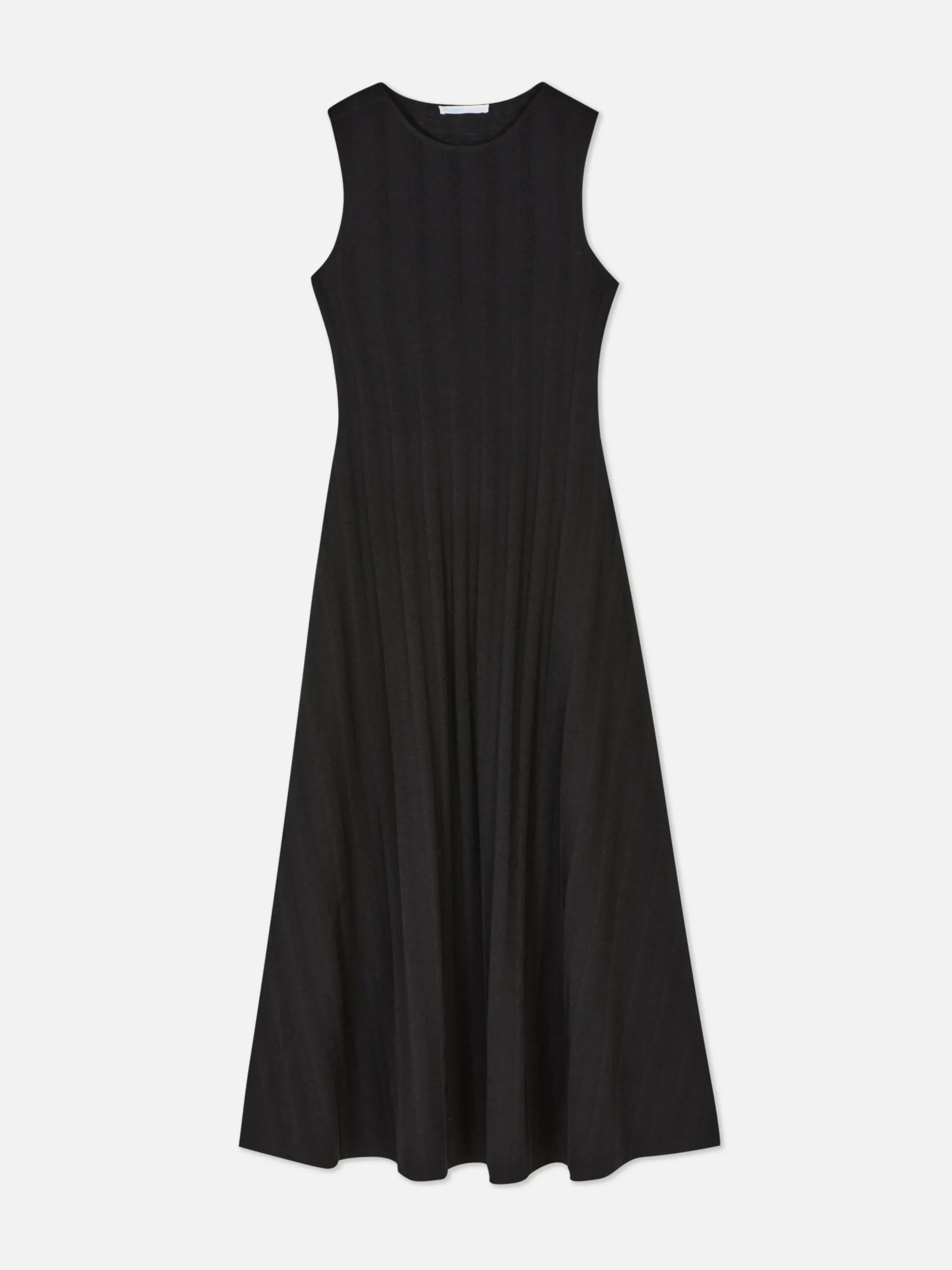 Gestreepte Mouwloze Maxi-jurk Met Textuur