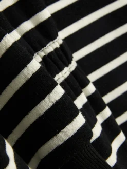 Gestreepte Sweatshirtjurk