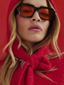 Getinte Zonnebril Met Retrolook Rita Ora