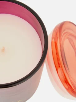 Geurkaars In Gekleurde Glazen Pot
