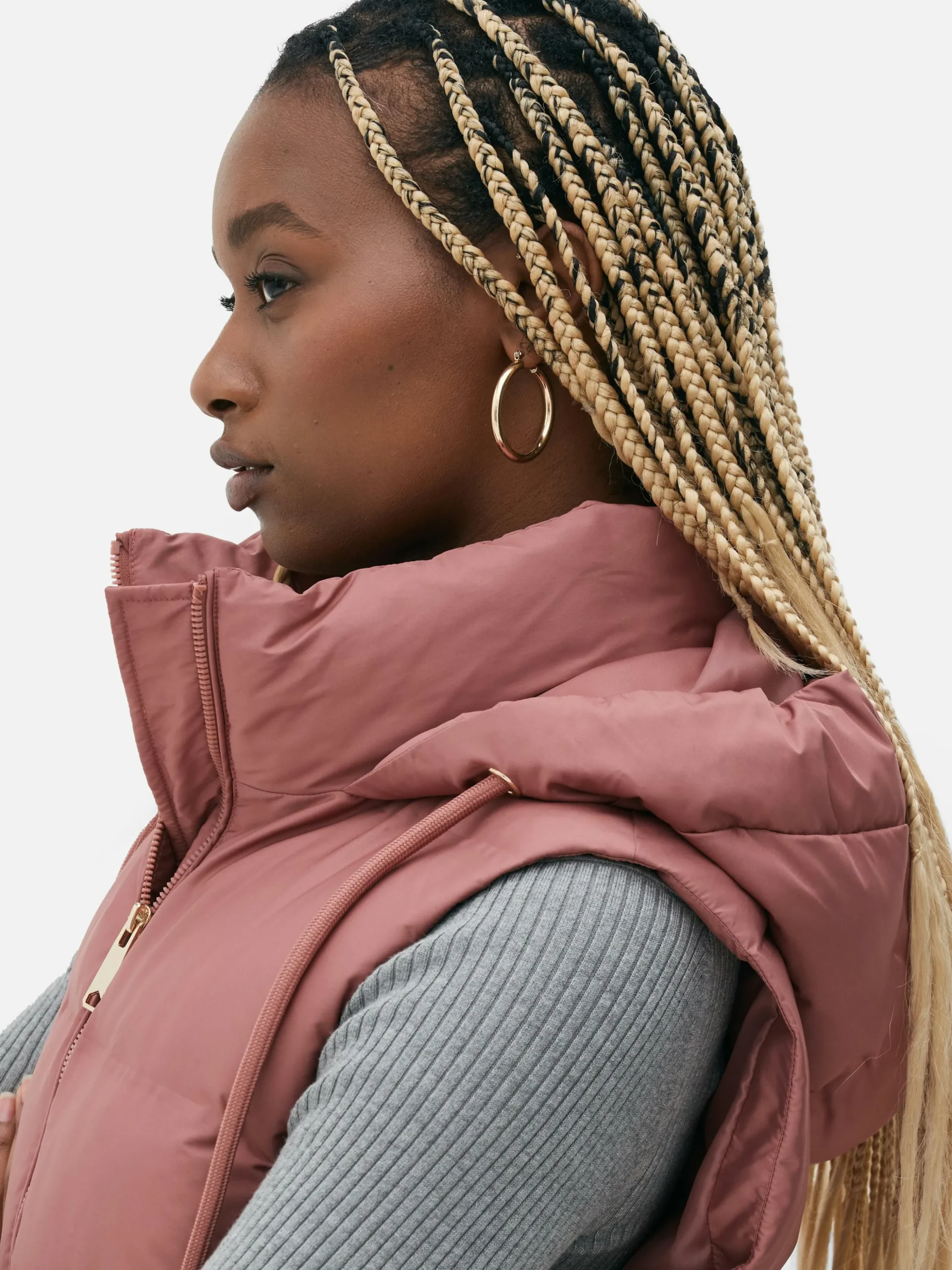 Gewatteerde Bodywarmer Met Capuchon