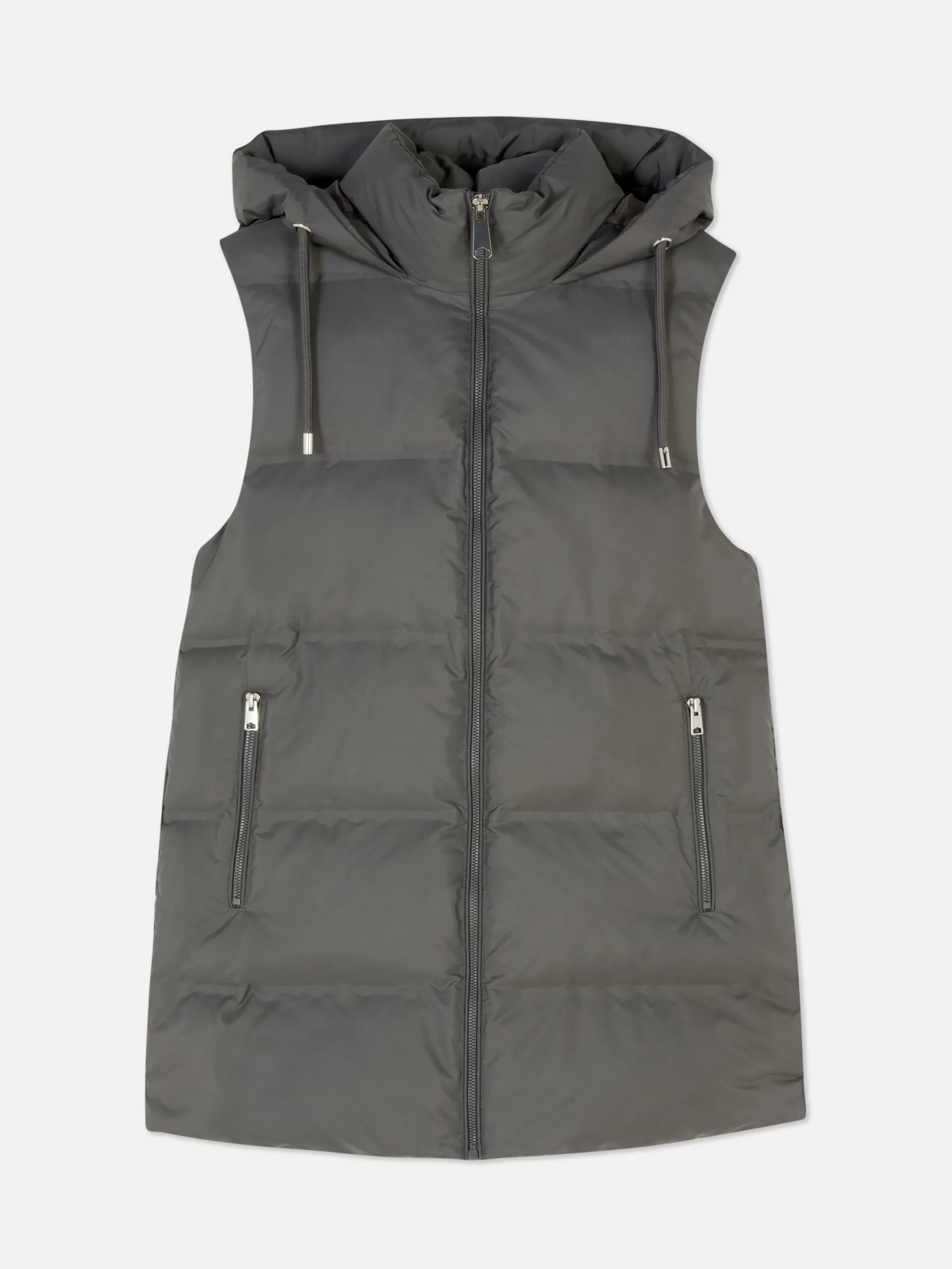 Gewatteerde Bodywarmer Met Capuchon