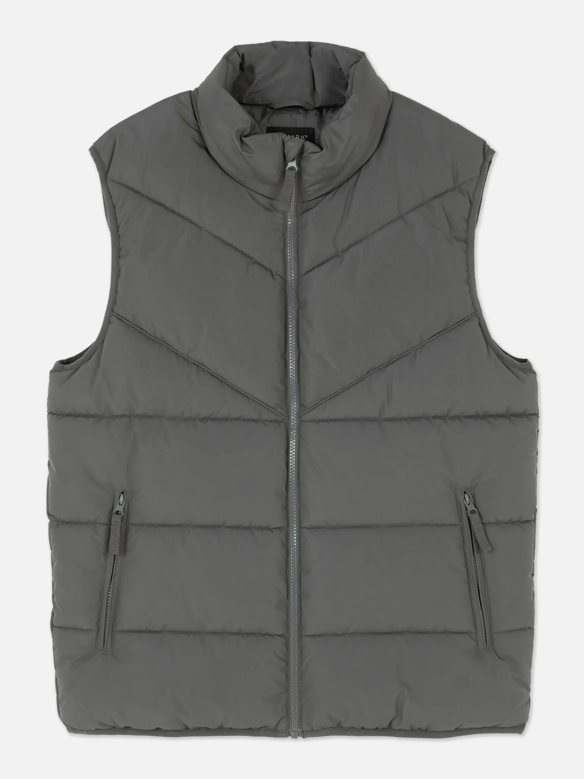 Gewatteerde Bodywarmer Met Zigzagstrepen