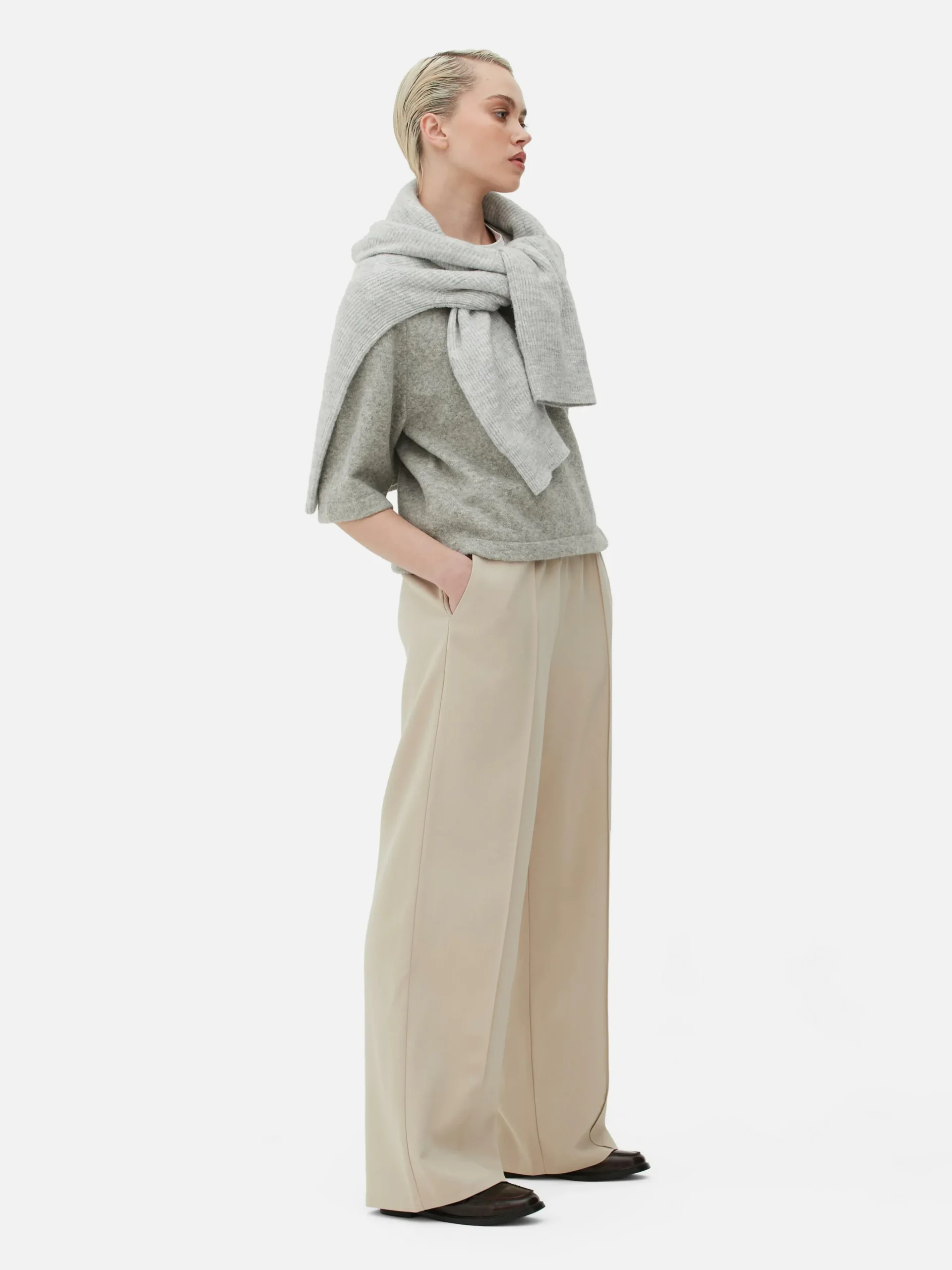 Geweven Joggingbroek Met Naaddetails