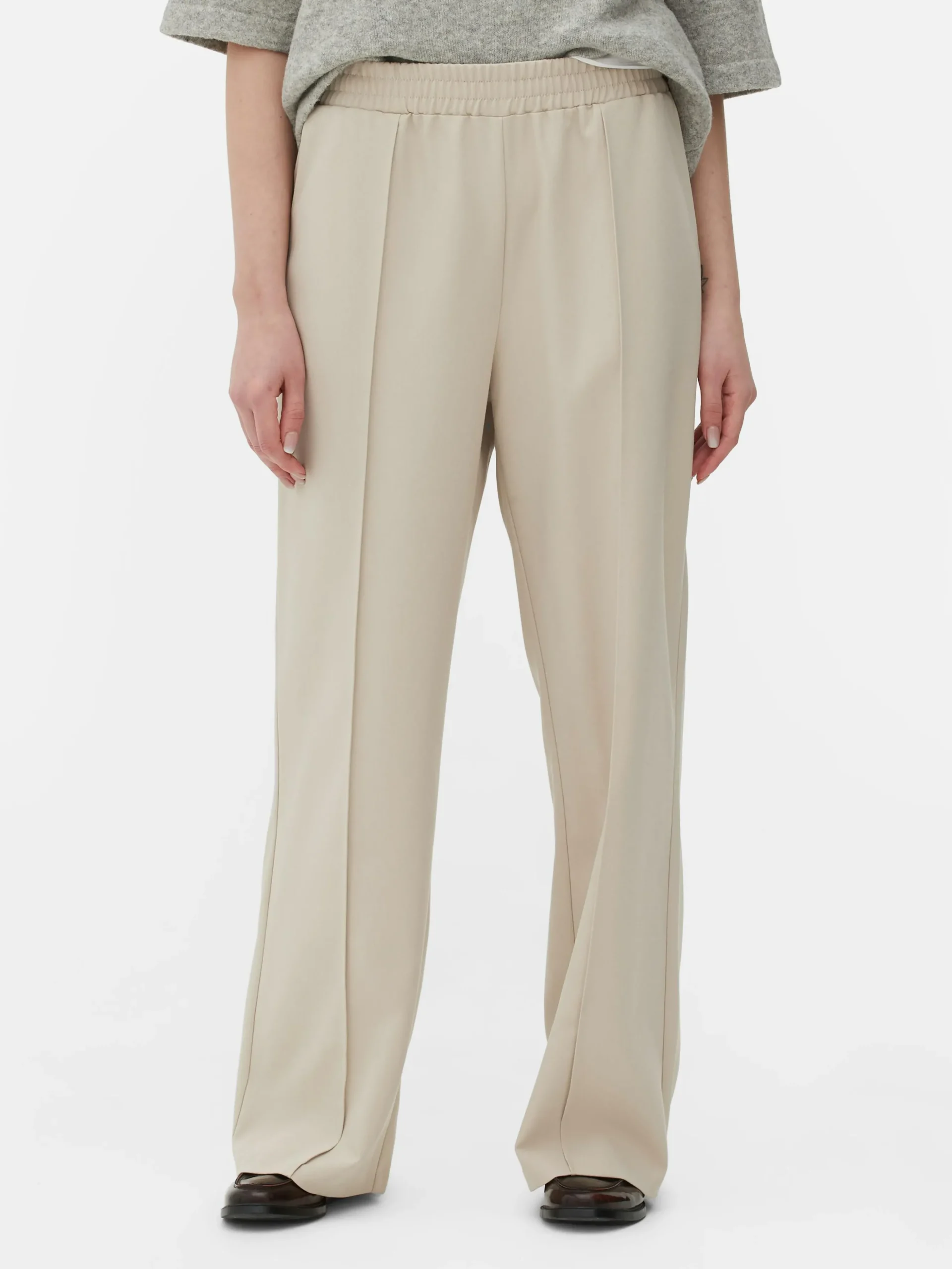 Geweven Joggingbroek Met Naaddetails