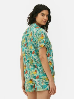 Geweven Pyjama Met Overhemd Met Korte Mouwen Disney's De Leeuwenkoning