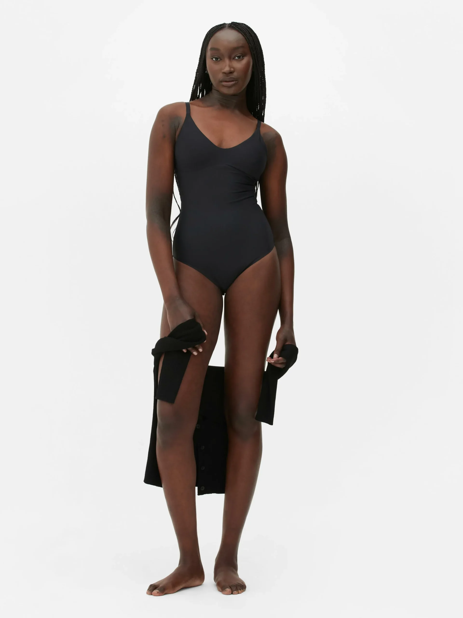 Gladmakende Shapewear Body Met Voorgevormde Cups