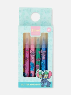 Glittermarkeerstiften Disney's Stitch, Set Van 6