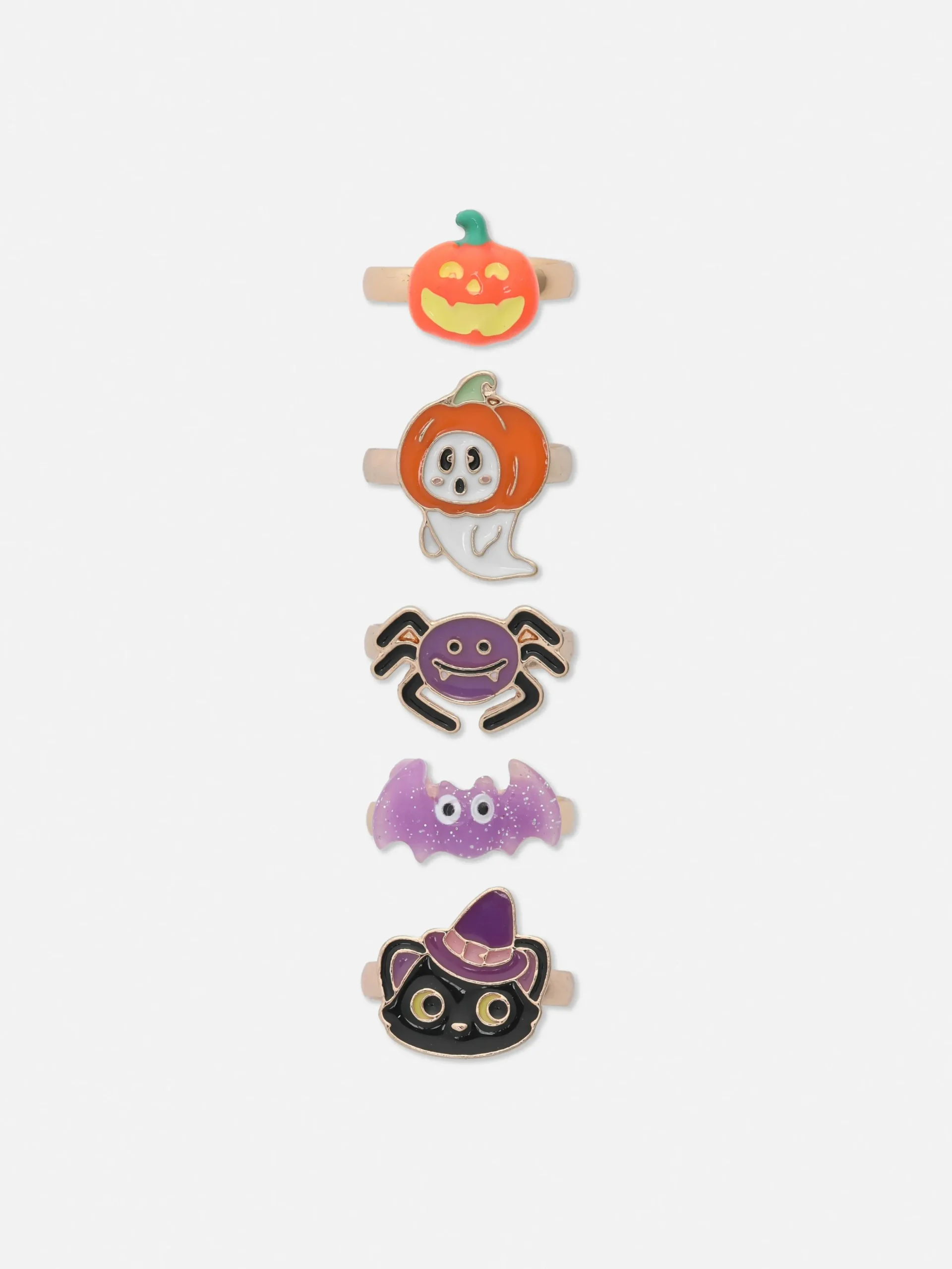 Glow In The Dark Halloween-ringen, Set Van 5