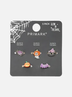 Glow In The Dark Halloween-ringen, Set Van 5