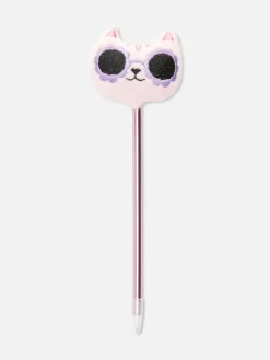 Grappige Pen Met Kat