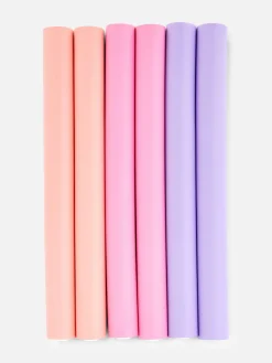 Grote Buigzame Haarrollers, Set Van 6