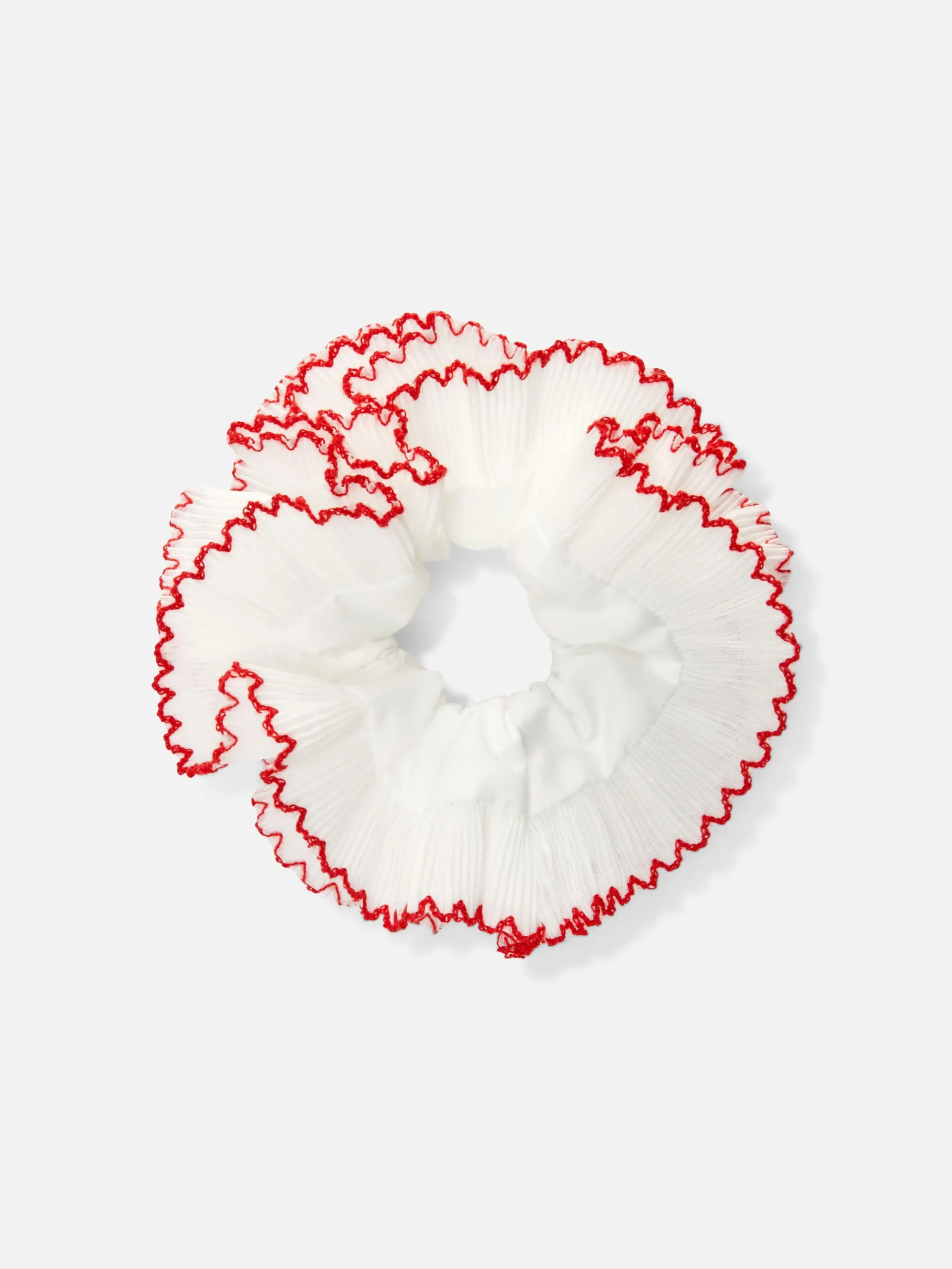 Grote Scrunchie Met Contrasterende Afwerking