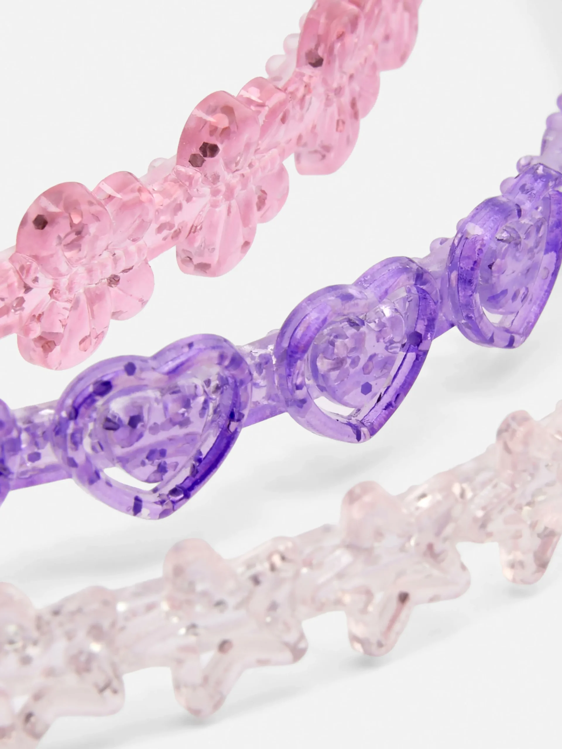 Haarband Met Glitters, Set Van 3