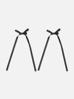 Haarclips Met Strik Voor Lang Haar, Set Van 2
