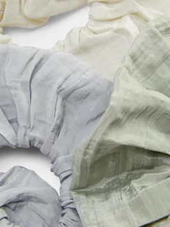 Haarschrunchies Met Textuur, Set Van 3