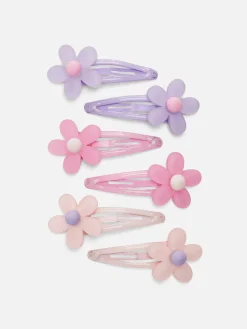 Haarspeldjes Met Bloem, Set Van 6