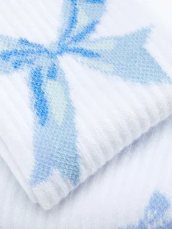 Halfhoge Sokken Met Coquette-strik, 2 Paar