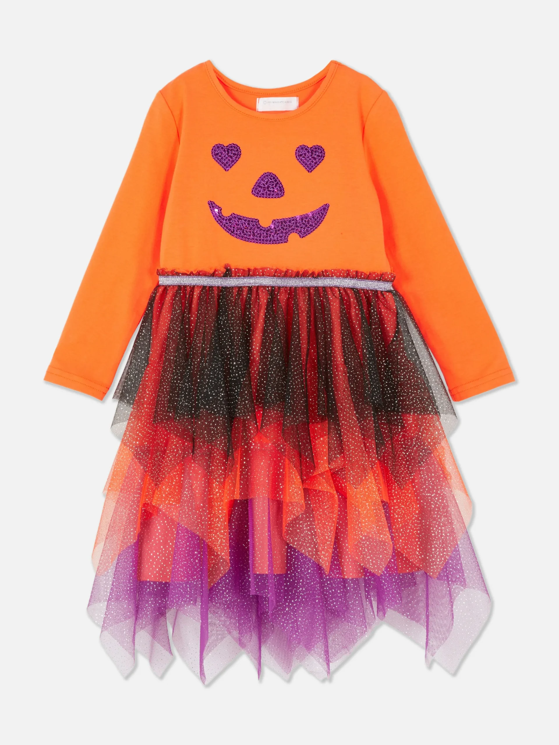 Halloweenjurk Met Pompoen En Pailletten