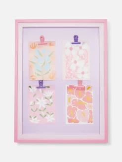 Hangende Wanddecoratie Met Bloemenclip