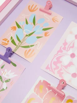 Hangende Wanddecoratie Met Bloemenclip