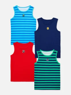 Hemden Met Monsterprint, Set Van 4