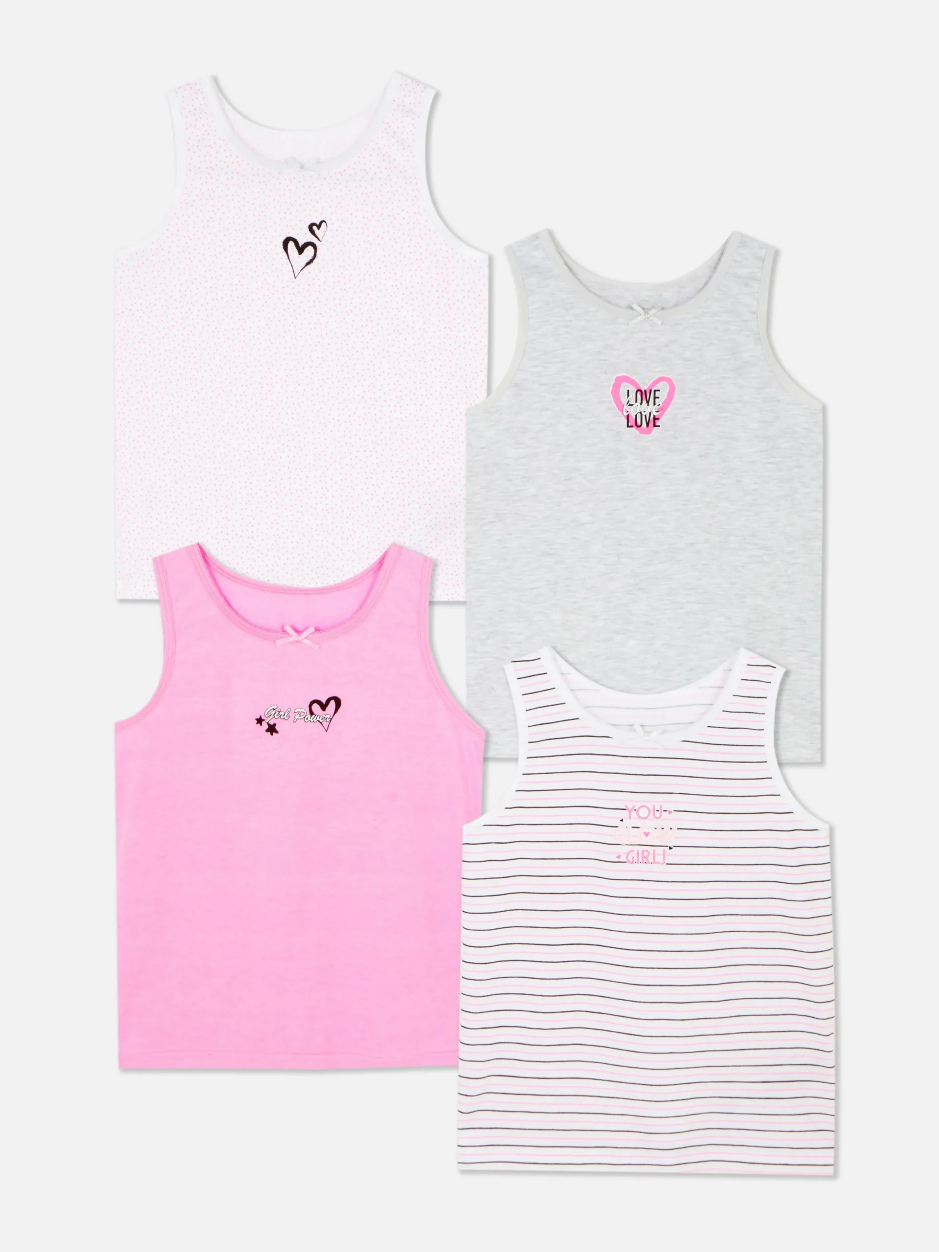 Hemdje Met Print, Set Van 4