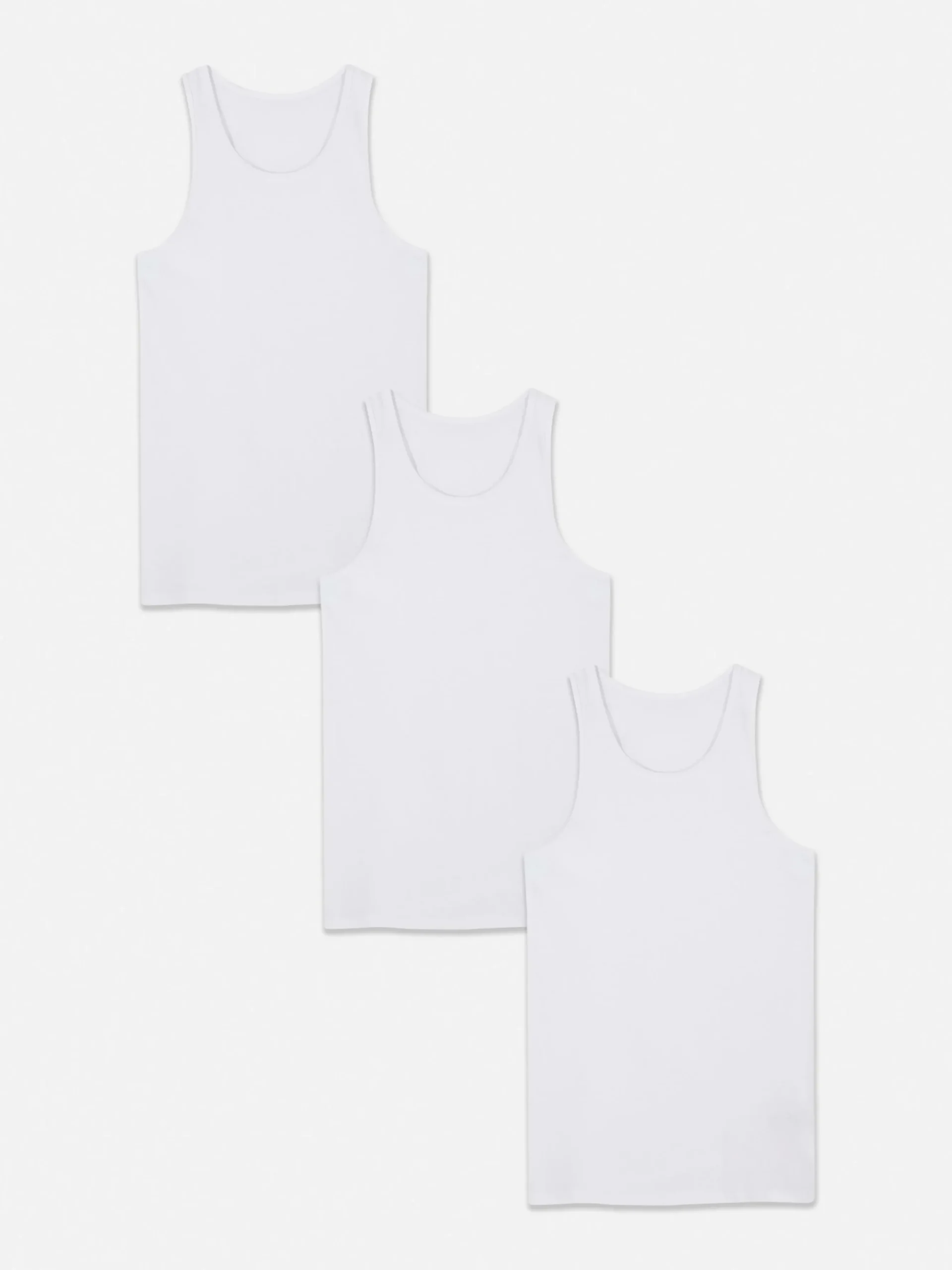 Hemdjes Met U-hals, Set Van 3