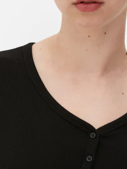 Henley-body Met Lange Mouwen